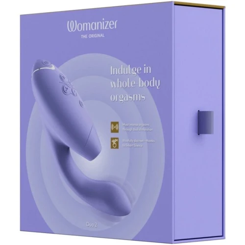 Вакуумный клиторальный стимулятор Womanizer Duo 2 - Lilac