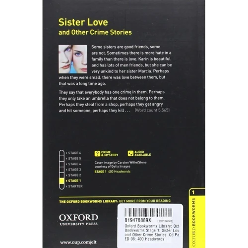 Bookworms 1: John Escott: Sister Love and Other Crime Stories with Audio CD: Производитель Oxford University Press