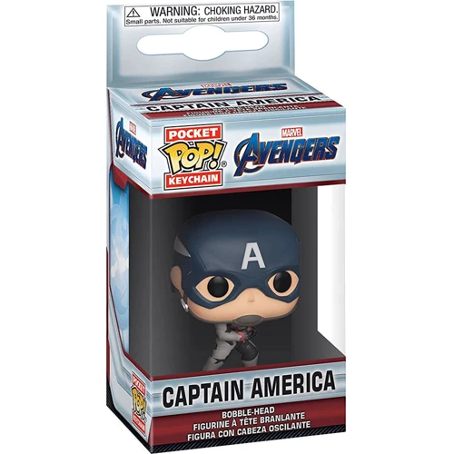 Игровая фигурка на клипсе FUNKO POP! cерии "Мстители: Финал" - КАПИТАН АМЕРИКА: Тип Персонаж мультфильма, фильма