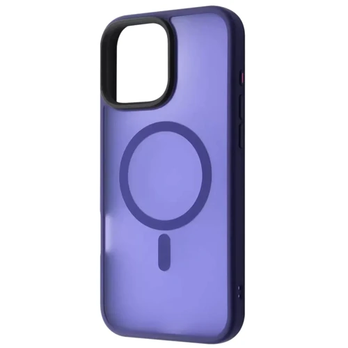 Чехол для iPhone WAVE Matte Insane Case with MagSafe Midnight Blue for iPhone 16 Pro Max