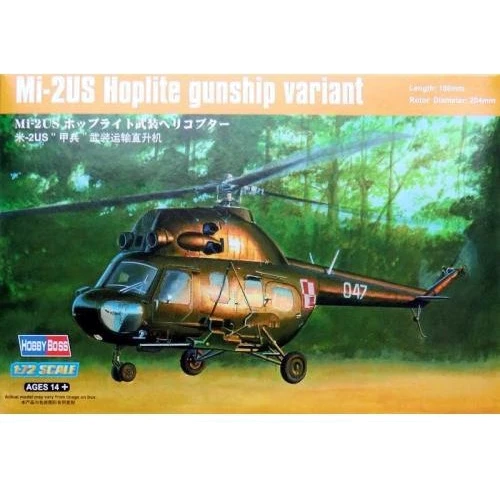 Модель Hobby Boss Вертолет Ми-2УС Hoplite боевой вариант (HB87242)