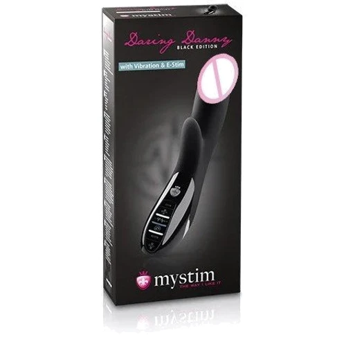 Вибратор с электростимуляцией Mystim Daring Danny eStim Black