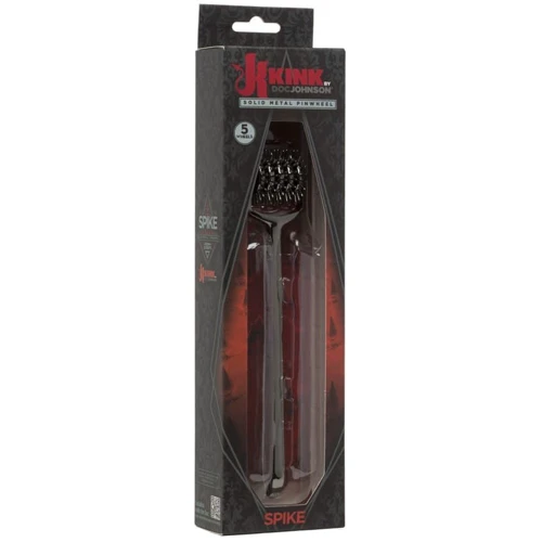 Колесо Вартенберга игольчатое на 5 рядов зубцов Doc Johnson Kink- Spike - Solid Metal Pinwheel - 5 W