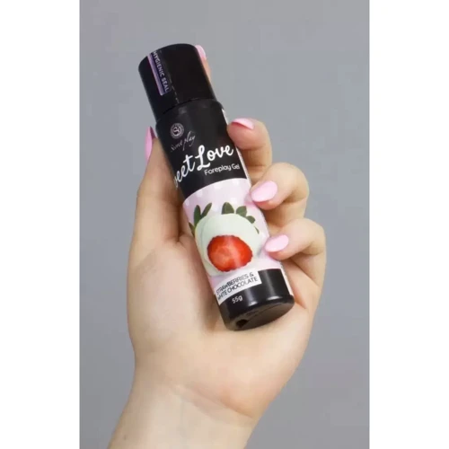 Гель для орального секса Secret Play - Sweet Love Strawberries & White chocolate Gel, 60 ml