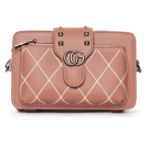 Жіноча сумка крос боді Fashion рожева (32987)