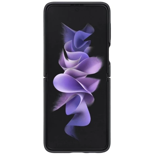 Аксессуар для смартфона Samsung Leather Cover Black (EF-VF711LBEGRU) for Samsung F711 Galaxy Flip 3: Тип накладка на заднюю часть