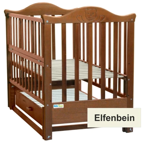 Дитяче ліжко Baby Sleep Elena BKP-S-B Elfenbein (сл.кость): Тип класична