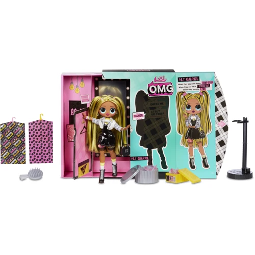 Игровой набор с куклой L.O.L. SURPRISE! серии "O.M.G" S2 - ЛЕДИ-ГРАНЖ (с аксессуарами) фото 7