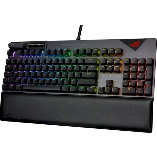 Клавиатура ASUS ROG Strix Flare II LED 104key NX Red USB (90MP02D6-BKUA01): Интерфейс подключения USB