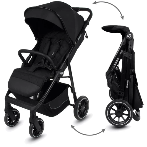 Прогулянкова коляска Kidwell ENZO Black (Hnrt_4910) фото 10