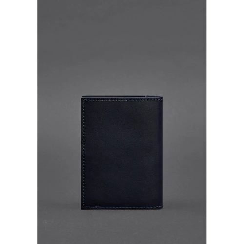 Обложка для паспорта BlankNote 1.2 синяя (BN-OP-1-2-navy-blue): Материал Натуральная кожа