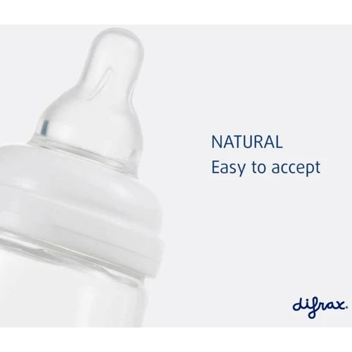 Стеклянная антиколиковая бутылочка Difrax S-bottle Natural с силиконовой соской 250 мл Popcorn (736FE Popcorn) фото 5