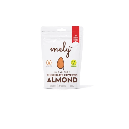 Шоколадные орехи MELY Sugar Free Chocolate Covered Almond 50 g (8682759692501)