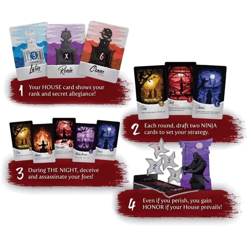 Настільна гра Brotherwise Games Night of the Ninja - EN Англійською мовою: Виробник Brotherwise Games