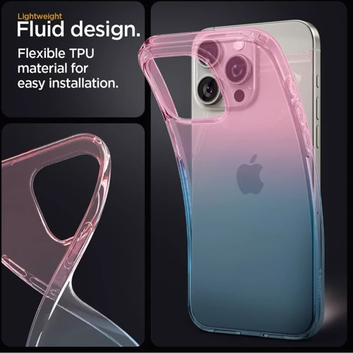 Чехол для iPhone Spigen Liquid Crystal Gradation Pink (ACS06700) for iPhone 15 Pro: Тип чехла накладка на заднюю часть