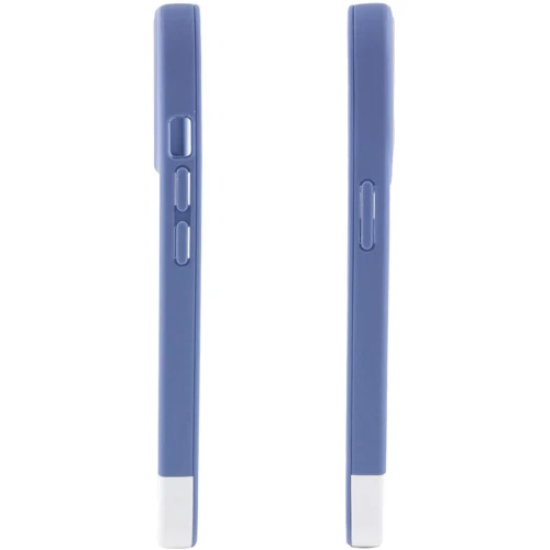 Чехол для iPhone Mobile Case TPU+PC Bichromatic Blue / White for iPhone 12 / 12 Pro: Цвет синий