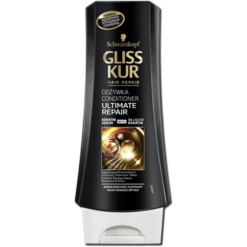 

Schwarzkopf Gliss Kur Ultimate Repair Balsam 200 ml Бальзам для сильно поврежденных и сухих волос