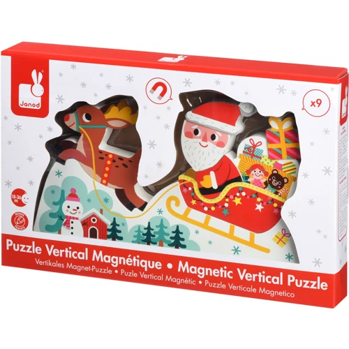 Пазл вертикальный Janod Сани Санта Клауса (J08025)