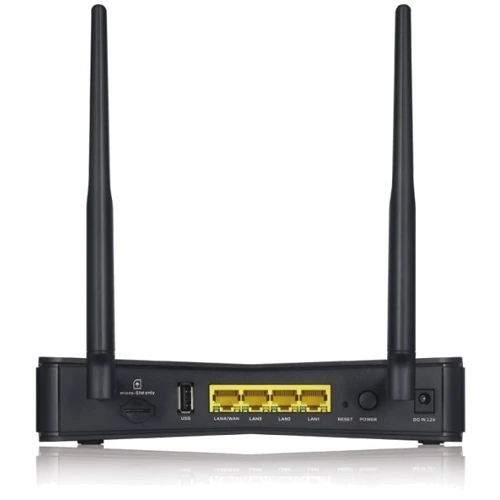 Маршрутизатор Wi-Fi ZyXel LTE3301 PLUS (LTE3301-PLUS-EUZNN1F): Количество LAN портов 4