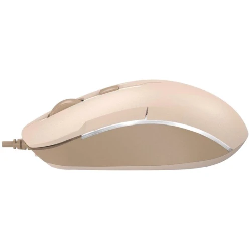 Мышь A4Tech FM26 USB Cafe Latte: Эргономика симметричная для левшей