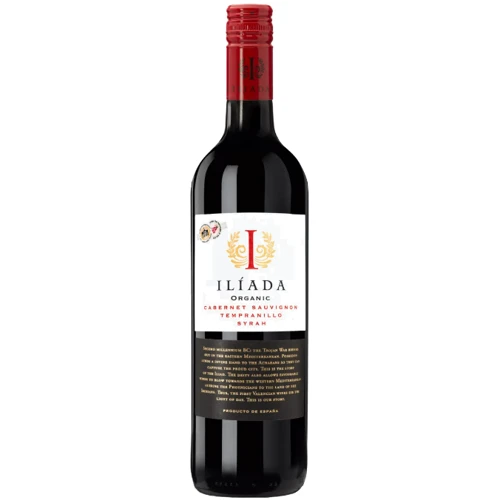 Вино Anecoop Iliada Organic Red D.O., красное, сухое 13.5% (0.75 л) (MAR8412276889661)