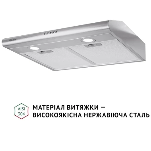 Витяжка Perfelli PL 6022 I LED: Матеріал корпусу нержавіюча cталь