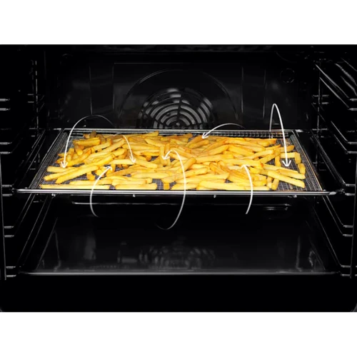 Плита комбинированная Electrolux LKK560000X: Объем духовки, л 58