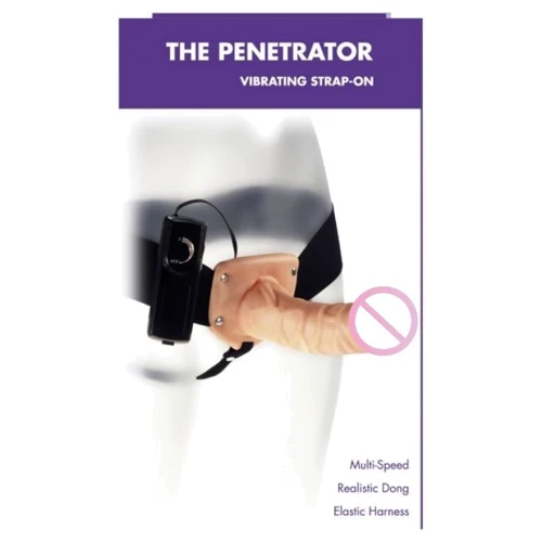 Страпон The Penetrator Vibrating Strap-On Kinx
