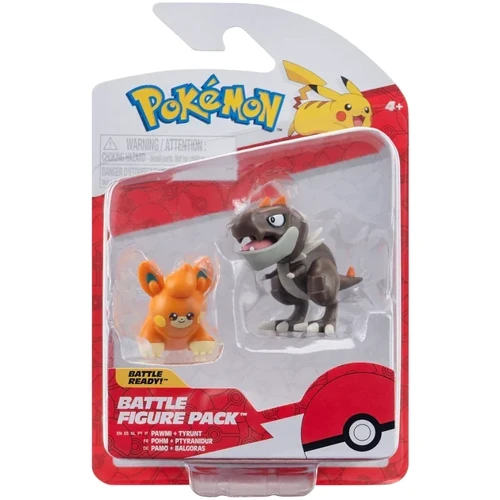 Набір ігрових фігурок Pokemon W17 - Тайрант та Павмі (PKW3572): Серія Покемоны