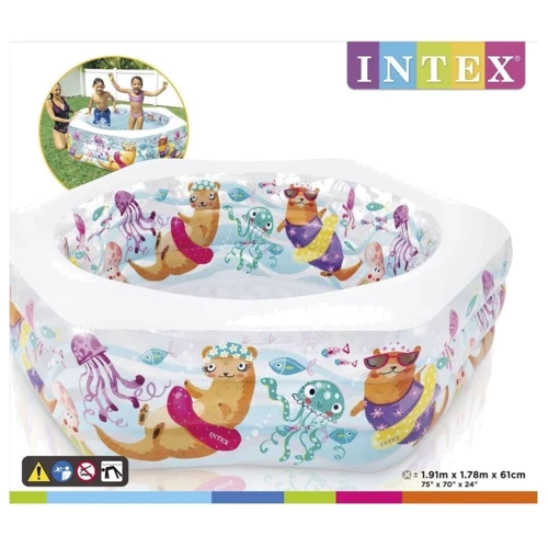 Бассейн Intex детский надувной 191х178х61 см (56493) фото 5