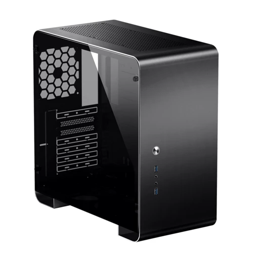 Корпус QUBE Falcon Black (QBX4E_WBNU3BL): Форм-фактор материнської плати ATX / Micro-ATX / Mini-ITX