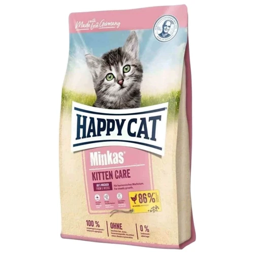 Сухой корм Happy Cat Minkas Kitten Care Geflugell для котят с птицей 0.5 кг (70629): Порода Все породы
