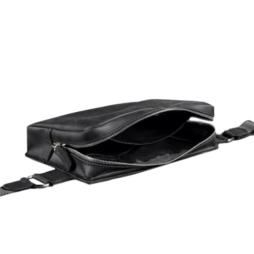 Сумка поясная BlankNote DROPBAG MAXI (Кожа Crazy Horse) графит - черная (BN-BAG-20-g-kr): Страна производитель Украина