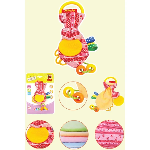 Брязкальце Macik Вушка рожеві (МК6101-06)