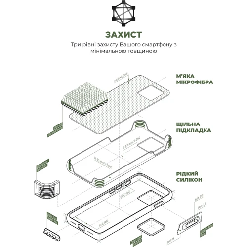 Чохол для iPhone ArmorStandart ICON2 Case Clover (ARM60484) для iPhone 13 фото 6