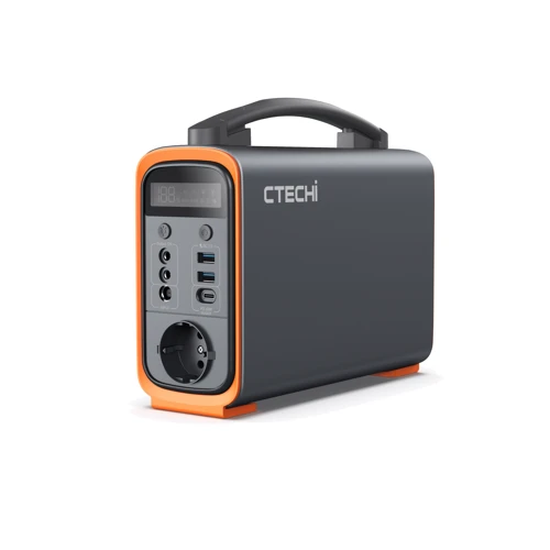 Зарядна станція CTECHi GT200 240Wh 66600mAh 200W Portable Power Station LiFePO4 60W PD Fast Charging LED Light Grey (GT200): Кількість розеток 220V 3