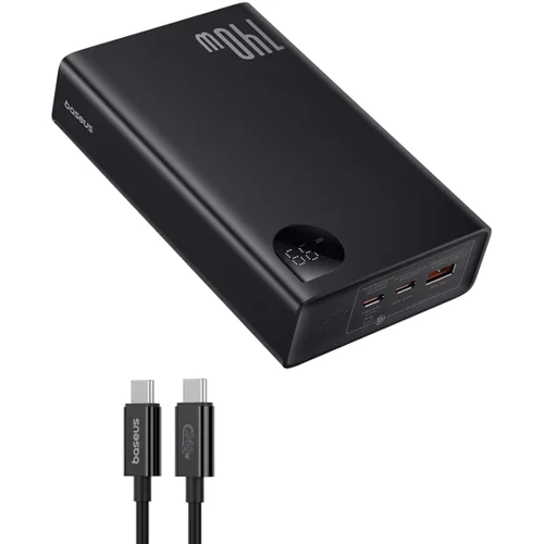 Внешний аккумулятор Baseus Power Bank 24000mAh Adaman Digital Display 140W Black (P10021508113-00) фото 8