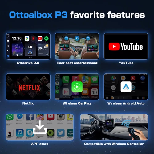Адаптер Ottocast OttoAibox P3 CarPlay AI Box (PCS46) фото 4