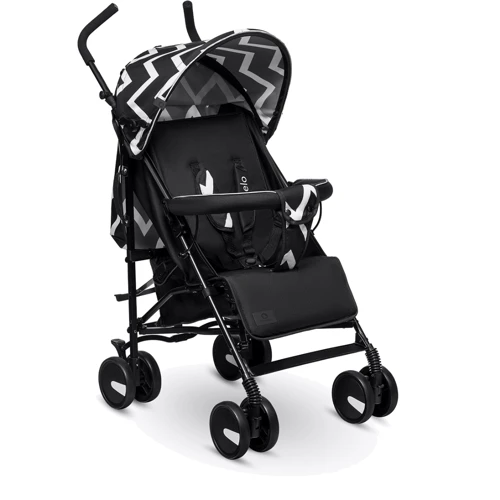 Прогулочная коляска Lionelo Elia Oslo black/white