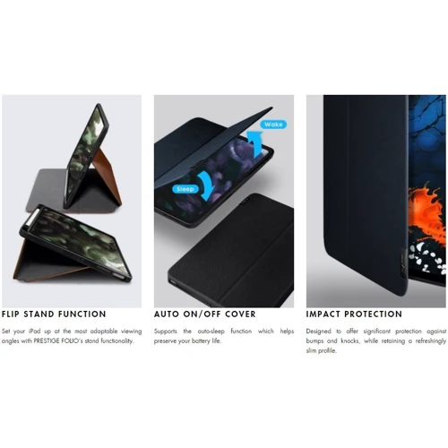 Аксессуар для iPad LAUT Prestige Folio with Apple Pencil Black (L_IPP21S_PR_BK) for iPad Air (2020-2025) / iPad Pro 11 (2018-2022) фото 5