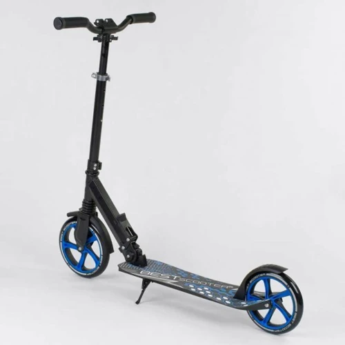 Самокат алюминиевый Best Scooter синий (49716): Конструкция рамы складная