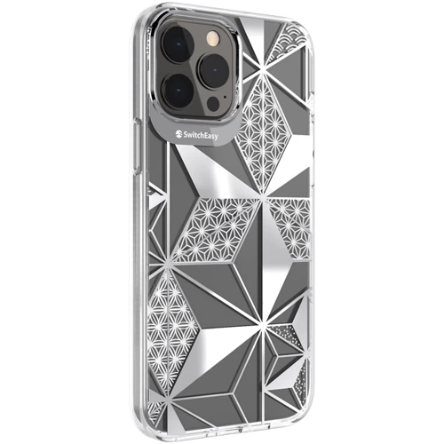 Чехол для iPhone Switcheasy Artist Asanoha (GS-103-208-208-194) for iPhone 13: Цвет серебристый