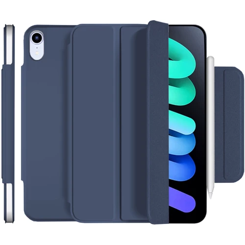 Аксесуар для iPad BeCover Case Book Magnetic Buckle Deep Blue (706825) for iPad mini 6 2021: Колір синий