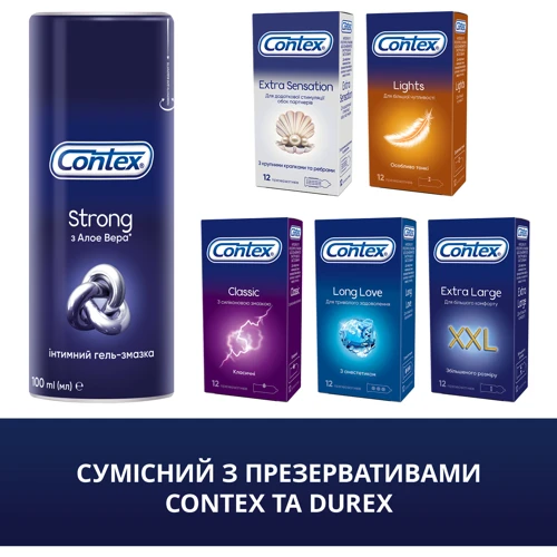 Интимная гель-смазка CONTEX Strong 100 мл