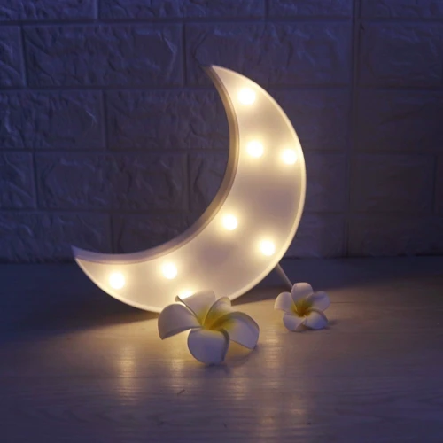 Декоративный LED светильник ночник Месяц UFT Funny Lamp Moon: Режим подсветки Мигающий свет, Тёплый свет
