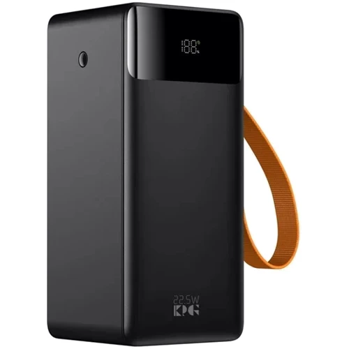 Внешний аккумулятор King Power Bank 50000mAh QC3.0 LED 22.5W Black (KPG-508): Емкость батареи, мАч 50000