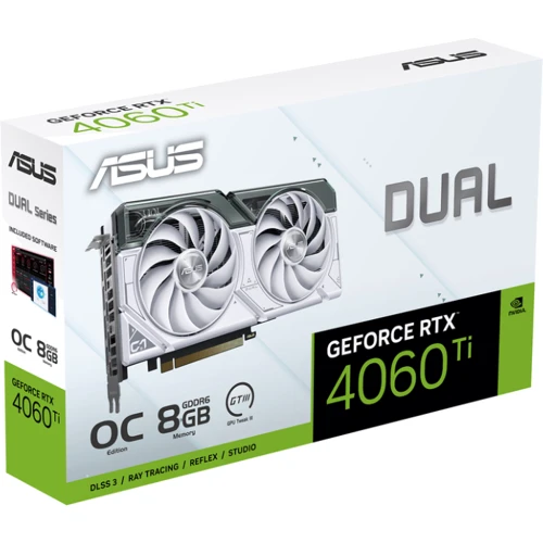 Видеокарта ASUS Dual GeForce RTX 4060 Ti White OC Edition 8GB GDDR6 (DUAL-RTX4060TI-O8G-WHITE) фото 10