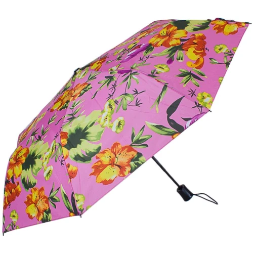 Зонт женский полуавтомат Happy Rain розовый (U42280-3): Тип ручки Прямая