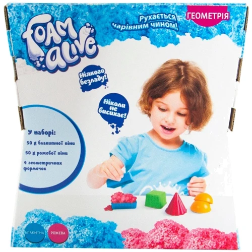 Набор с воздушной пеной для детского творчества Foam Alive - Геометрия (5905)
