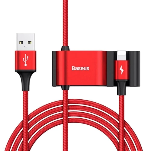 Кабель Baseus USB Cable to Lightning + 2xUSB Backseat 1.5 m Red (CALHZ-09): Тип USB Cable - Lightning